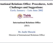 Tishk International University | IRO